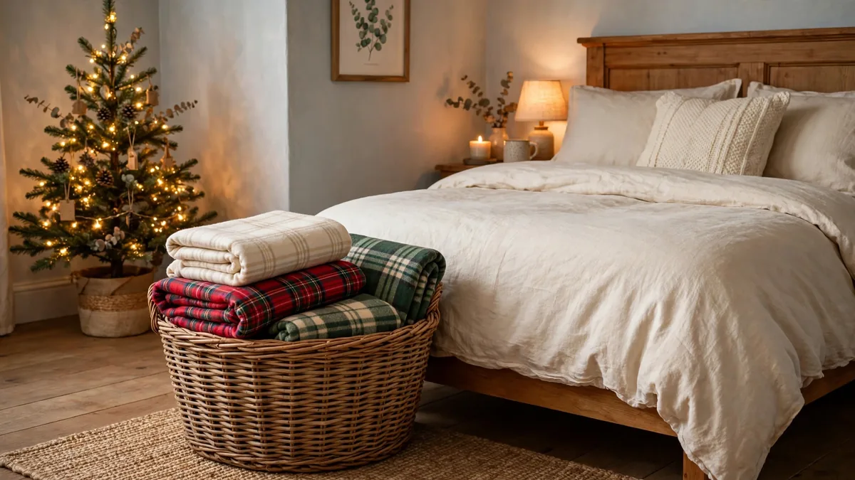 10. Keep a Basket of Extra Blankets Nearby