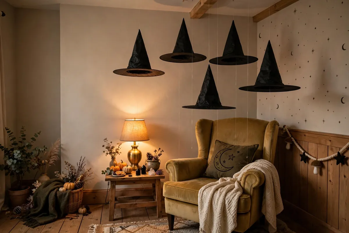 10. Floating Witch Hats Corner