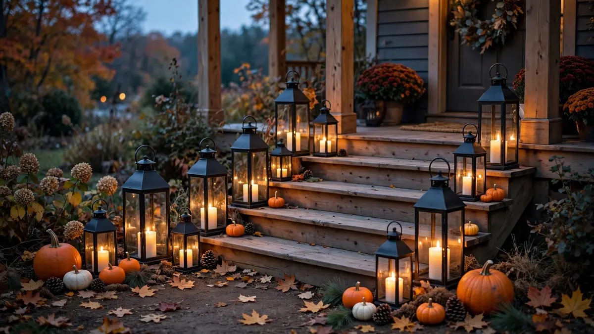 10. Lanterns That Glow at Dusk