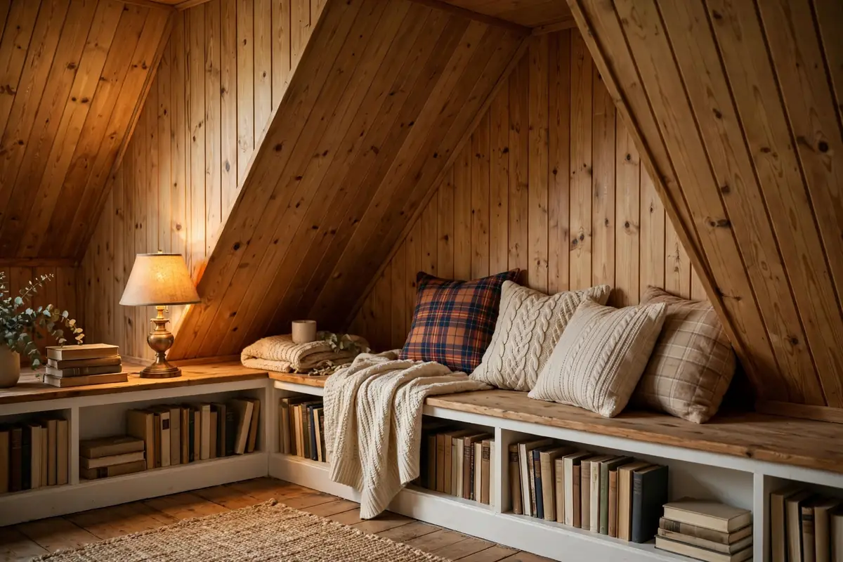 10. Attic Sloped-Ceiling Retreat