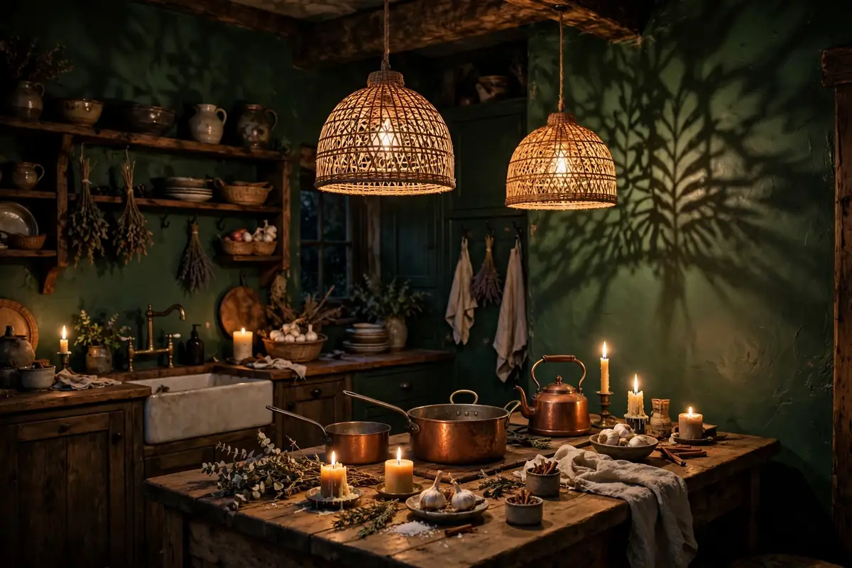 10. Hang Rattan or Woven Pendants