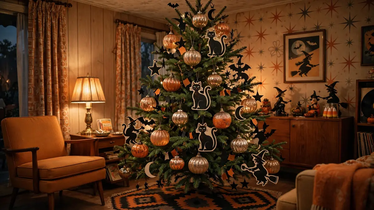11. Vintage Halloween Tree