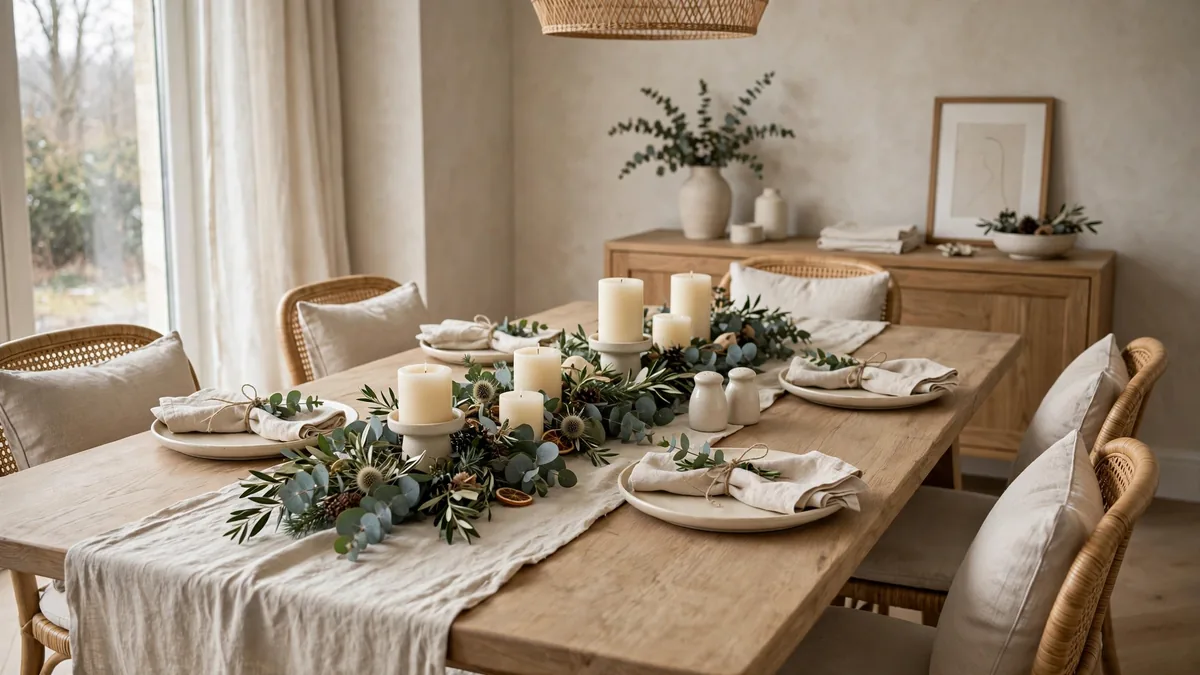 11. Style a Calm Neutral Tablescape