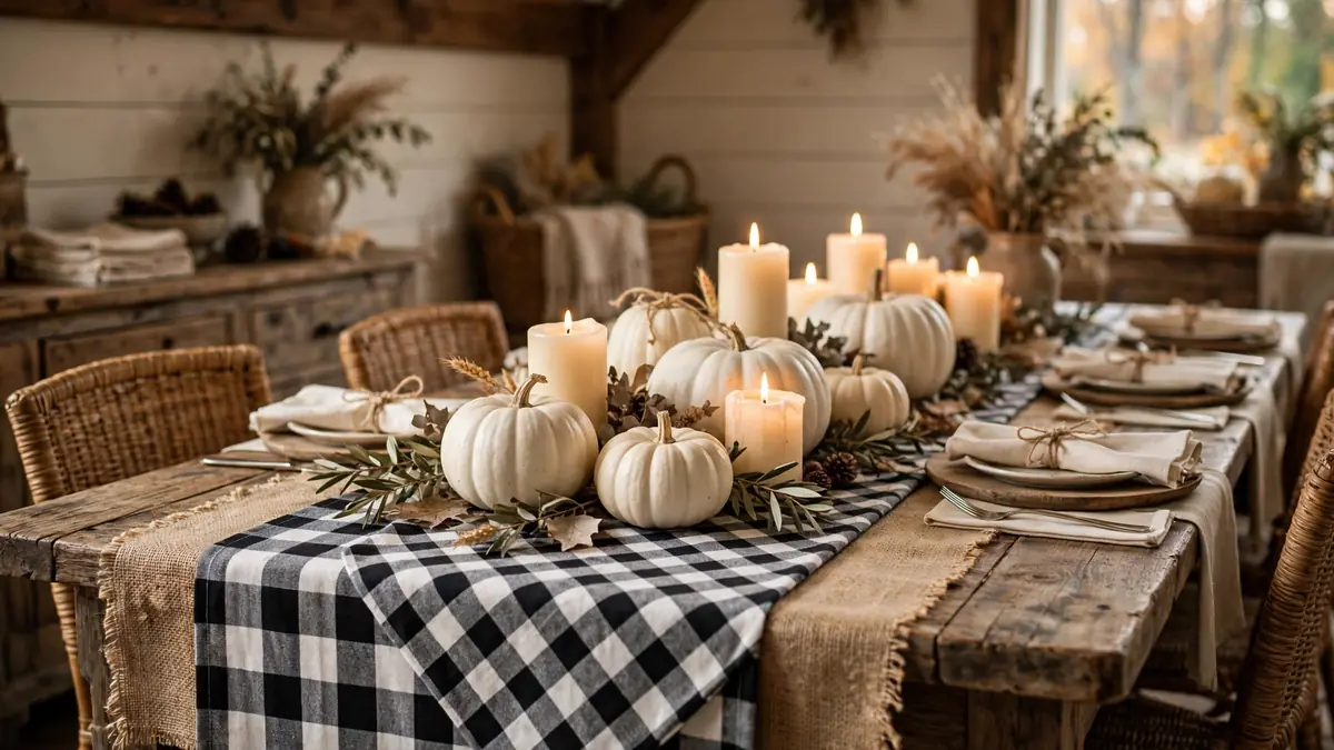 11. Buffalo Check Farmhouse Runner