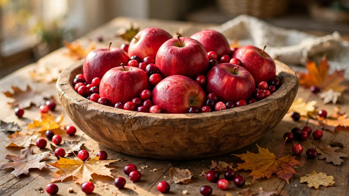11. Apple and Cranberry Bowl