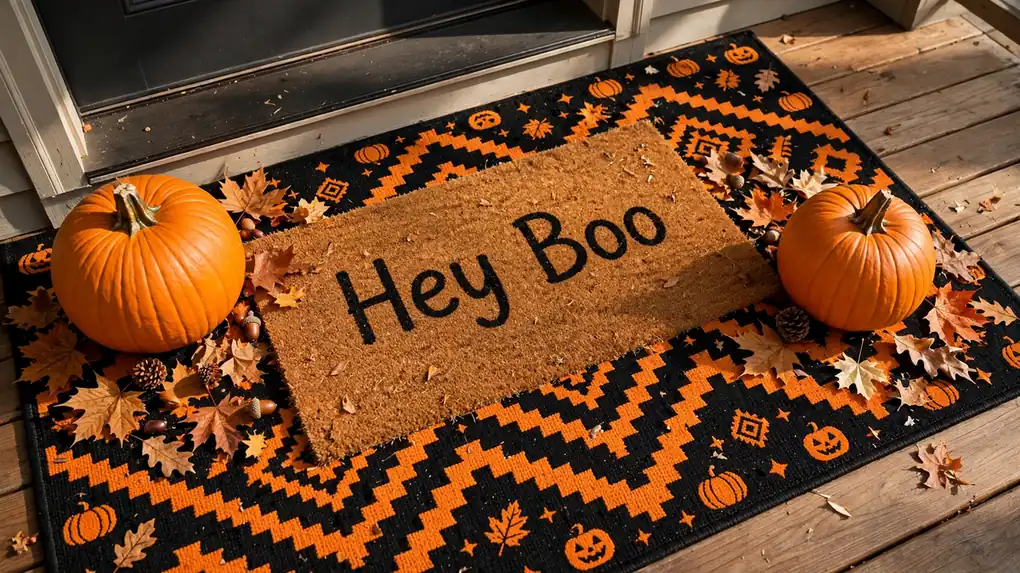 11. Haunted Layered Doormats