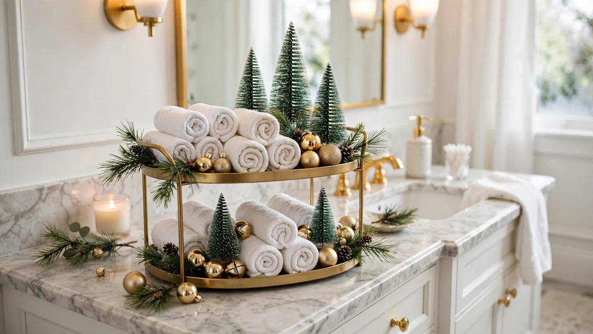 12. Tiered Tray on the Counter