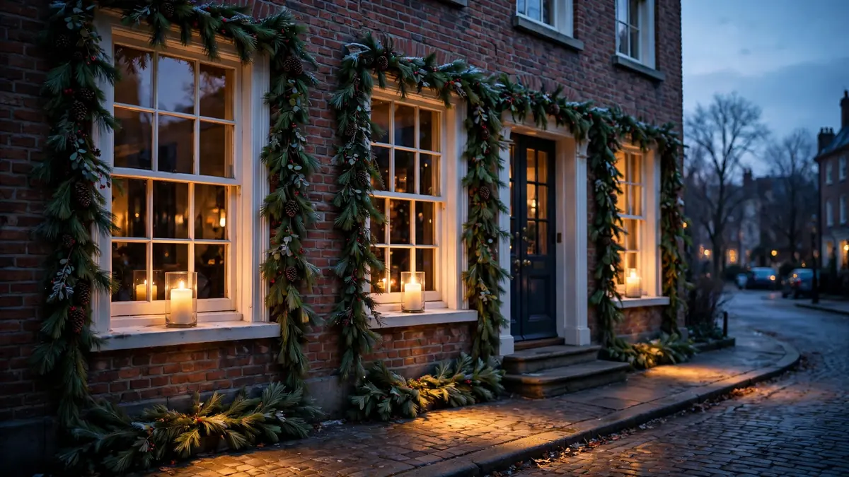 12. Candles in the Windows for a Warm Glow