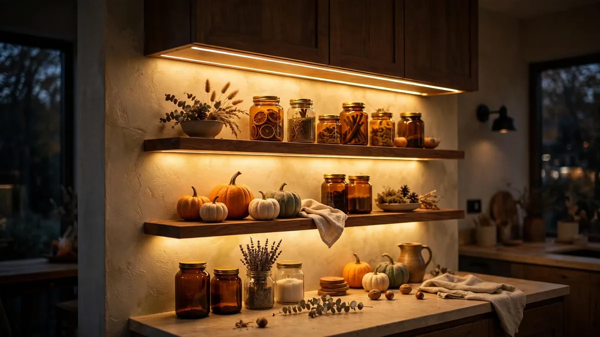 12. Add Warm Under-Cabinet Lighting
