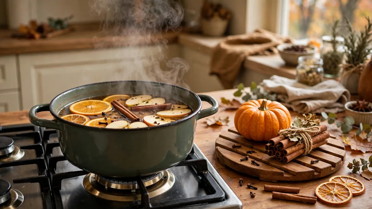 12. Fall Simmer Pot for Instant Coziness