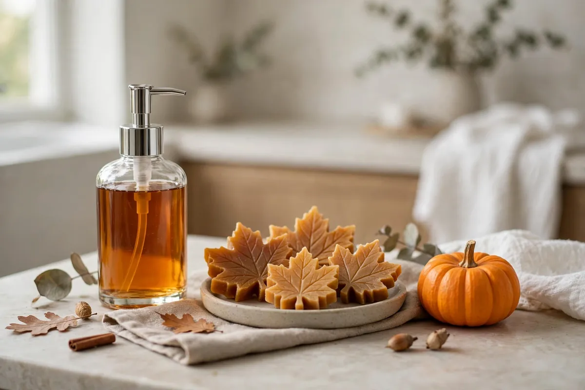12. Set Out A Subtle Autumn Soap Set