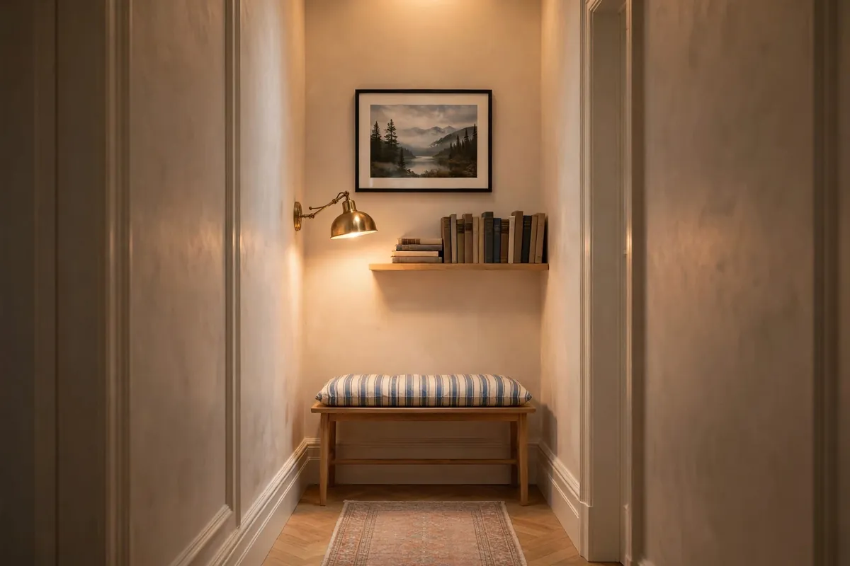 12. Narrow Hallway End Nook