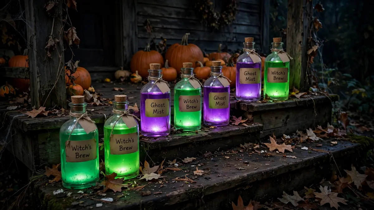 12. Potion Bottle Doorstep Display