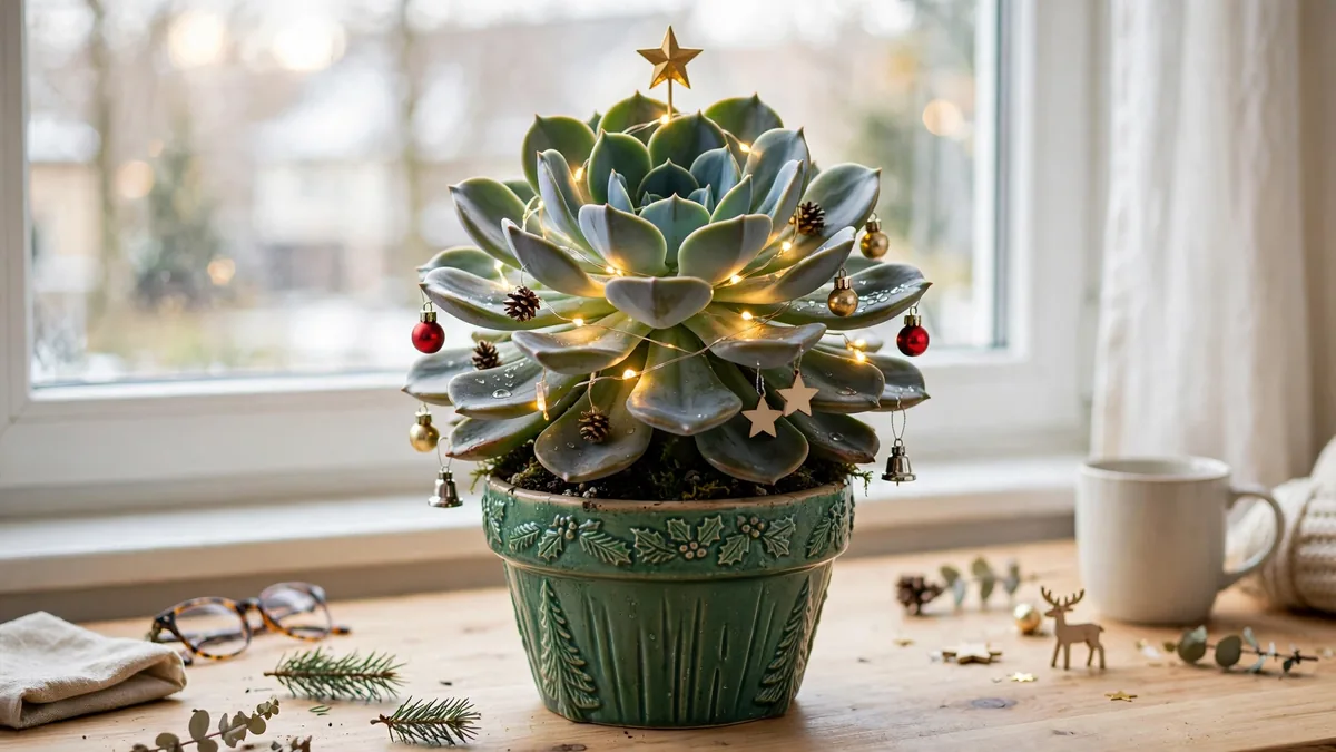 13. Succulent Christmas Tree