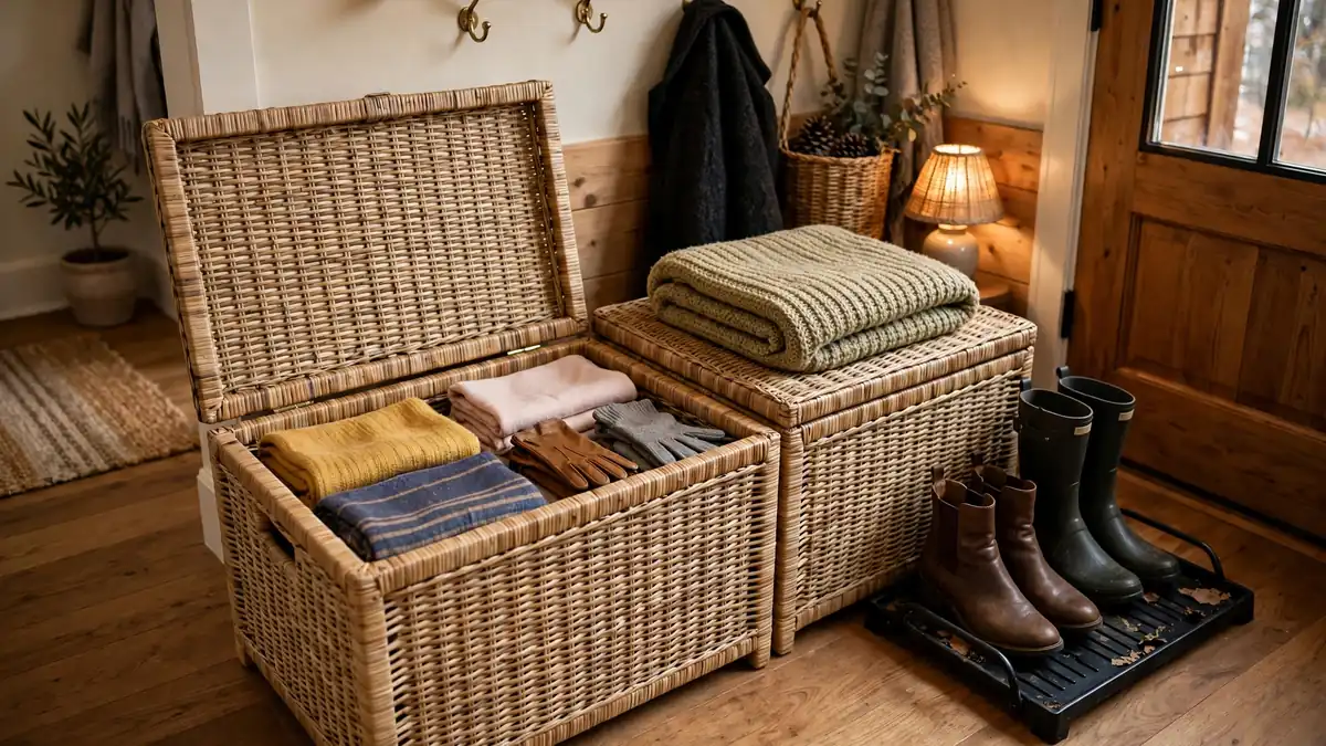 13. Storage Ottoman for Winter Gear