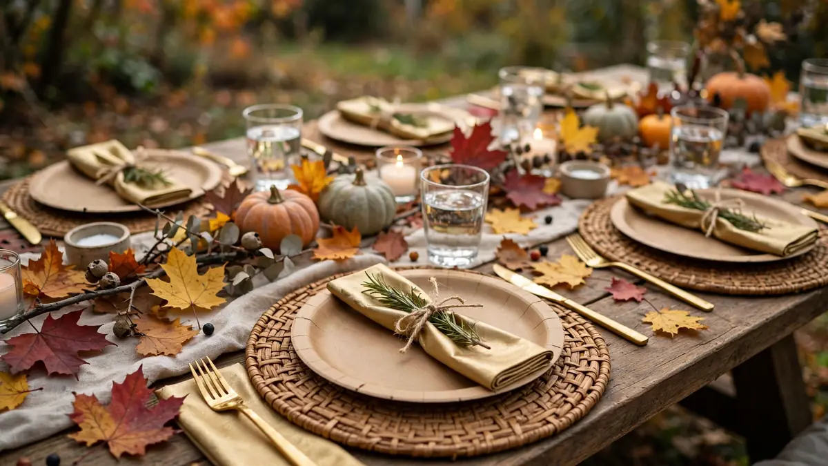 13. Elevated Disposable Tableware