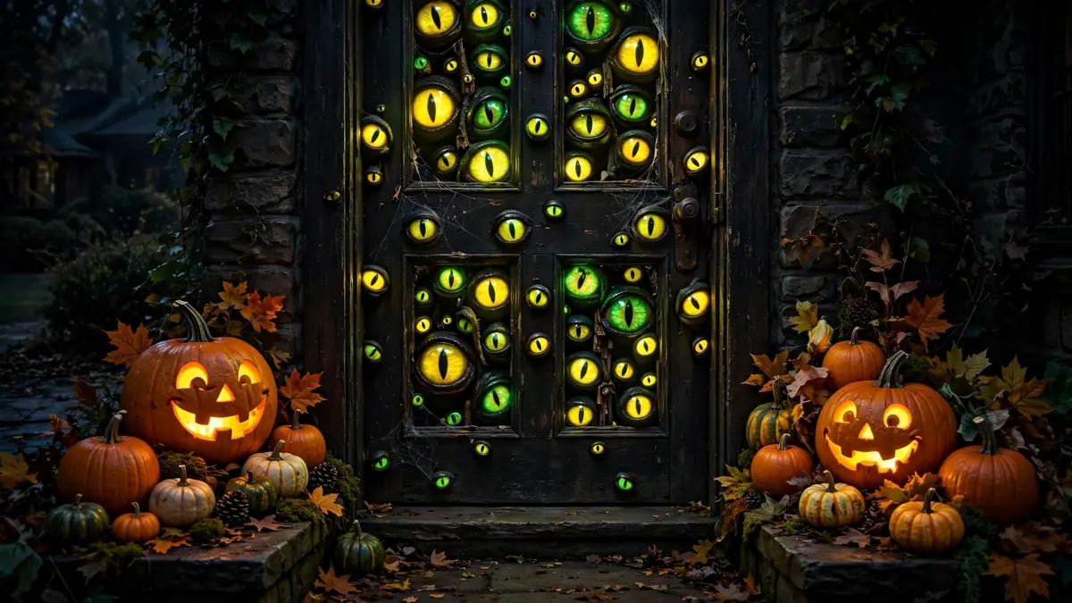 13. Monster Eyes Peeper Door