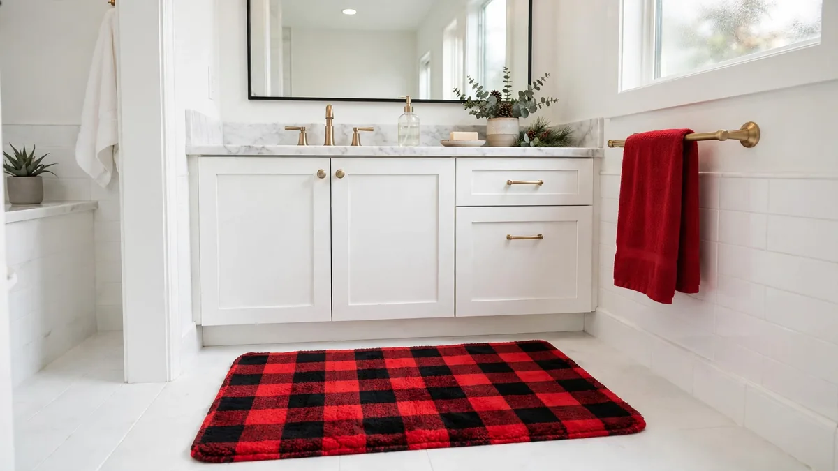14. Christmas Bath Mat and Rug