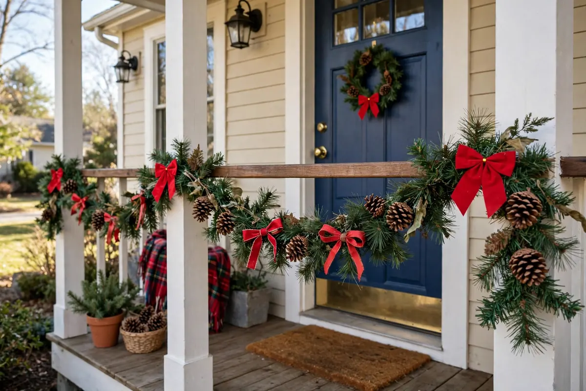 14. DIY Dollar Store Porch Garland