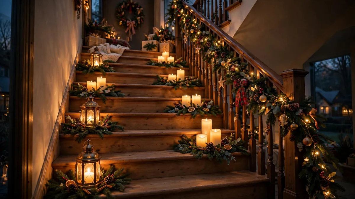 14. Lanterns and Candles on the Steps