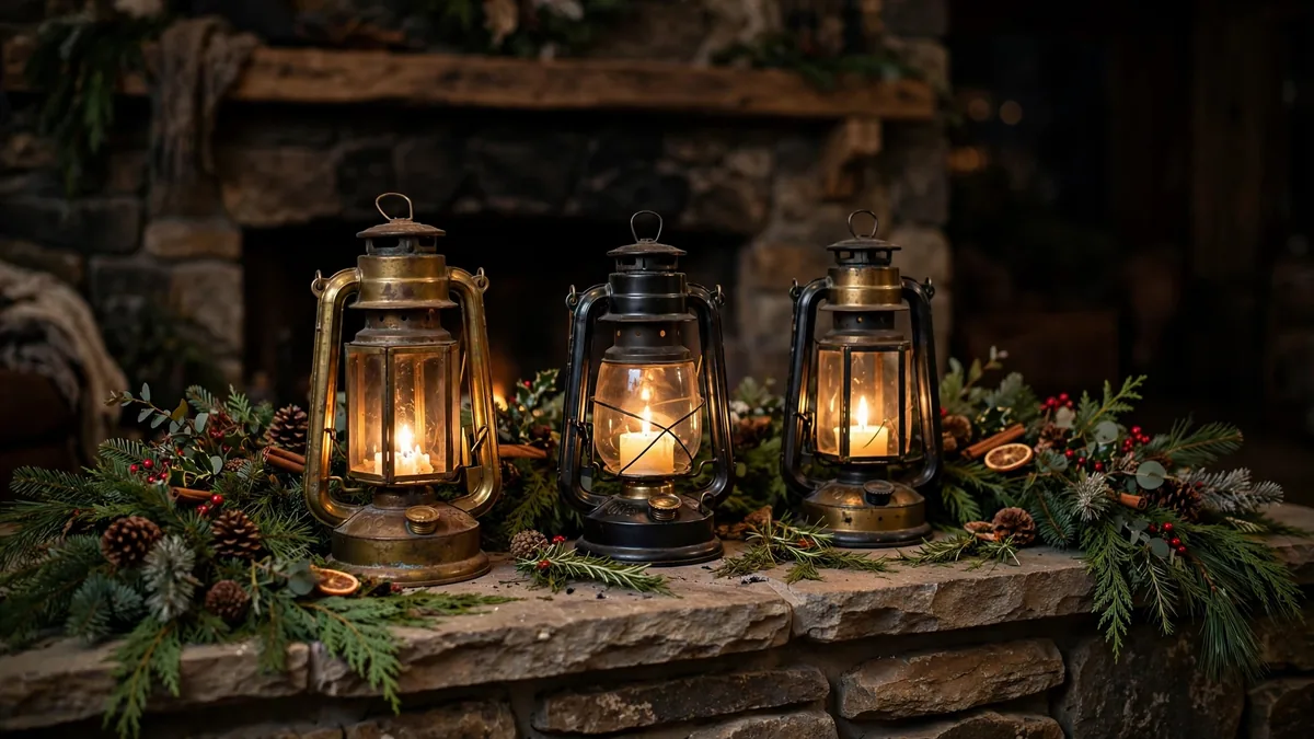 14. Antique Lanterns With Candles