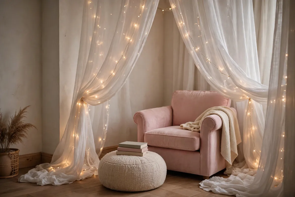 14. Bedroom Corner With a Canopy