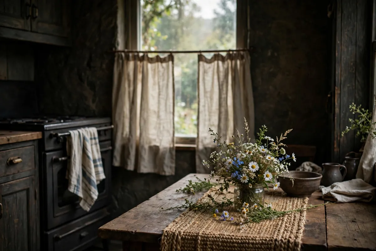 14. Soften It With Linen and Textiles