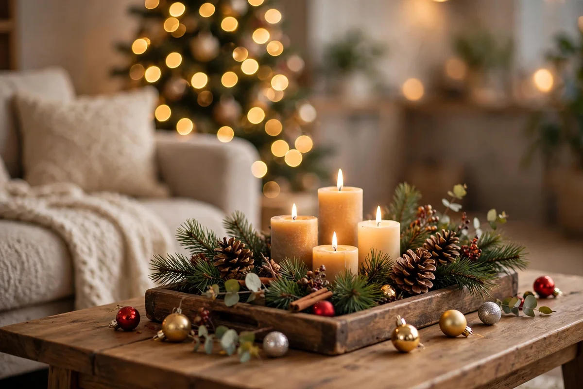 15. Christmas Coffee Table Tray