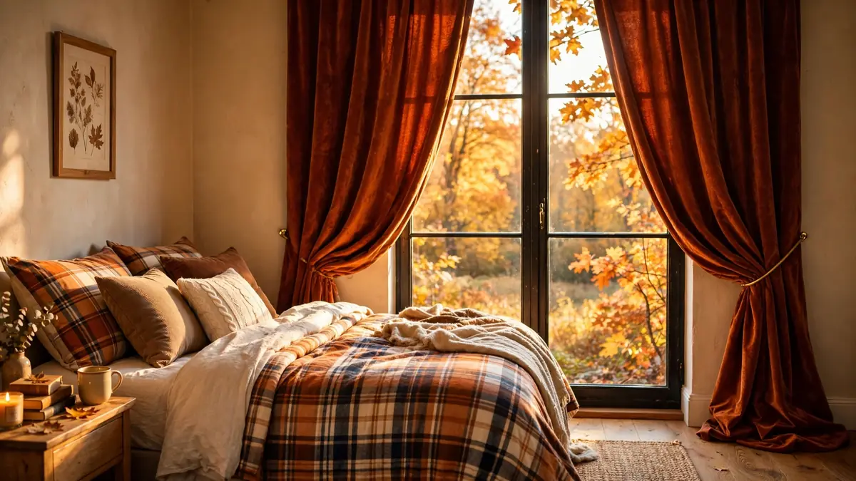 15. Heavier Curtain Swap for Warmth and Light Control