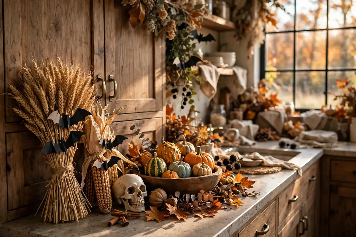 15. Harvest-Meets-Spooky Transitional Styling