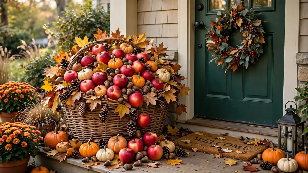 15. A Harvest Basket by the Door