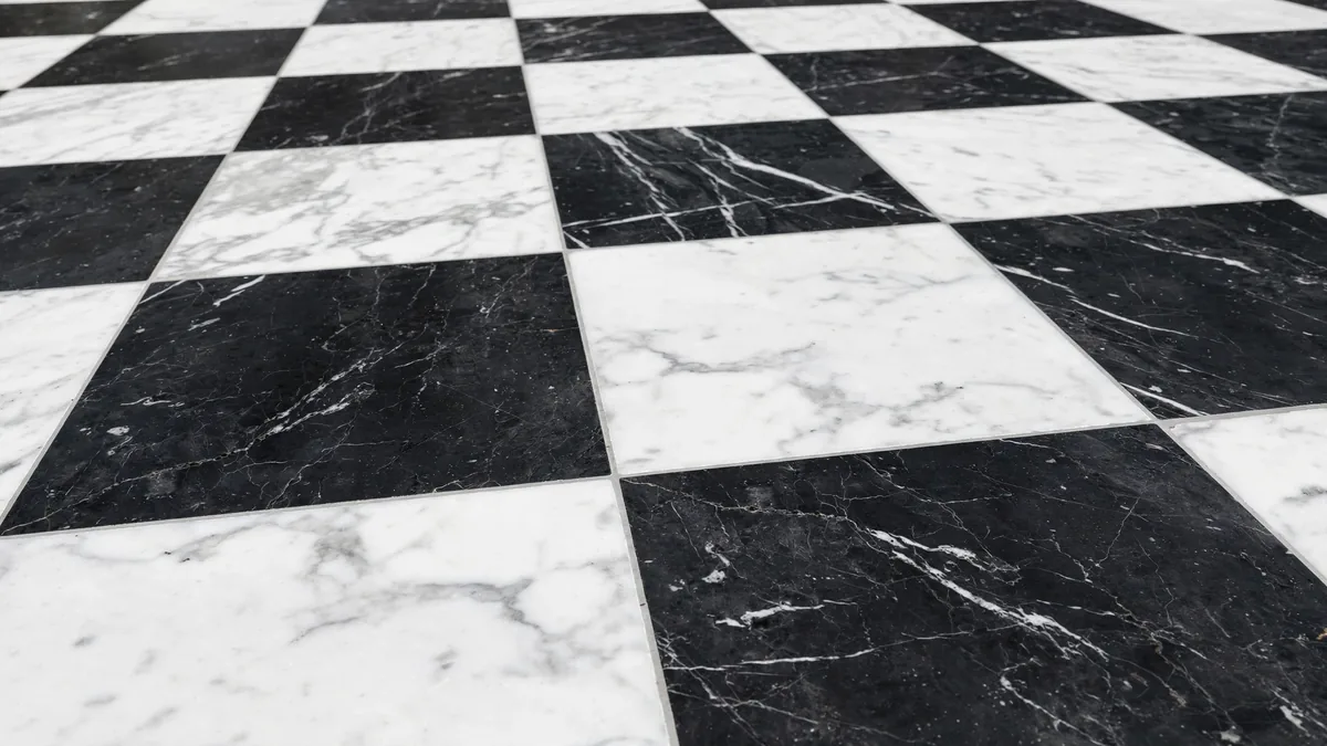 18 Marble Checkerboard Floor Ideas for a Timeless Kitchen