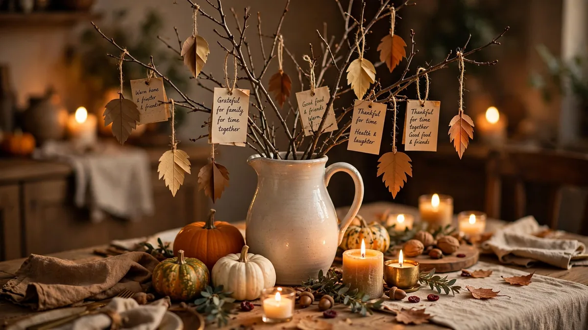 15. Thankful Tree Centerpiece