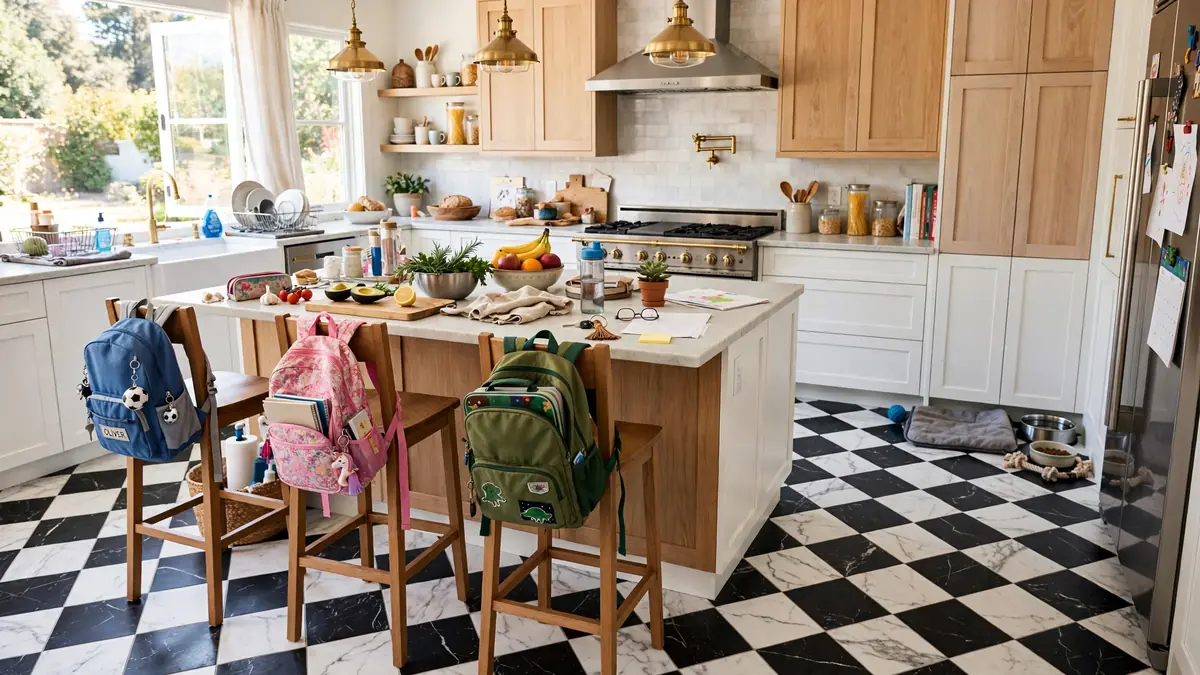 18 Marble Checkerboard Floor Ideas for a Timeless Kitchen
