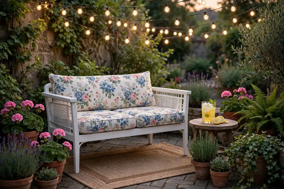 18. Small Patio Garden Nook