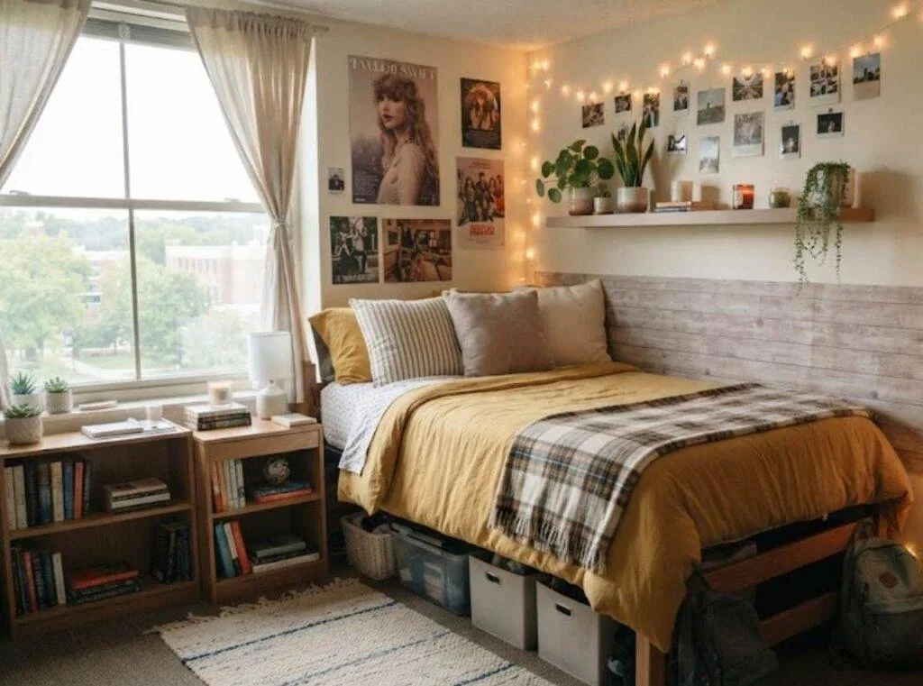 A Cozy College Dorm Room
