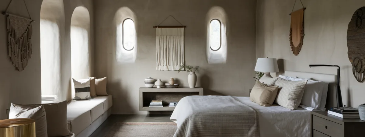 Bedroom Showing Matte Neutral Walls