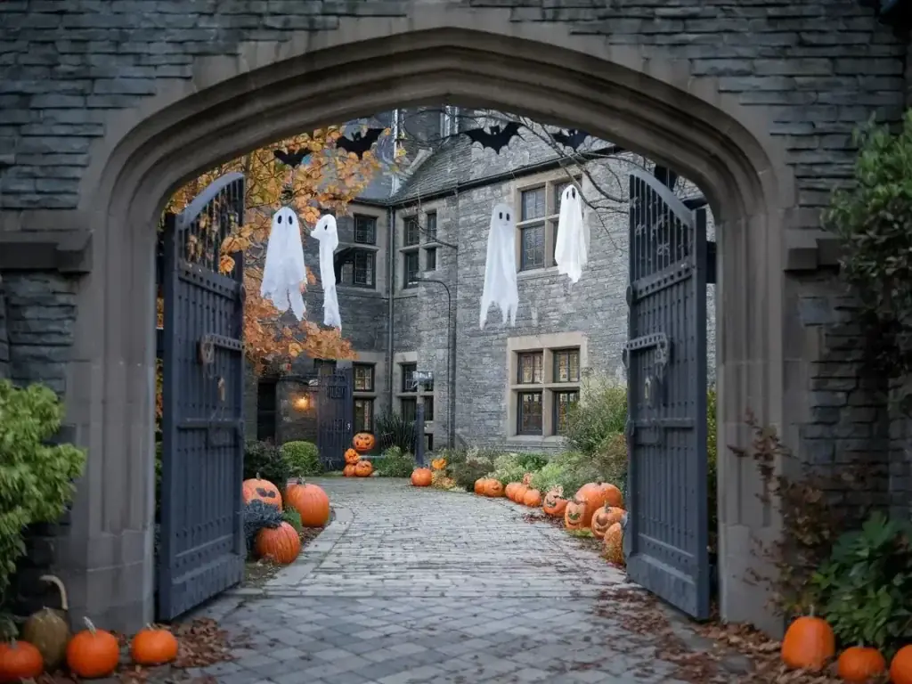  Halloween-styled entry gate