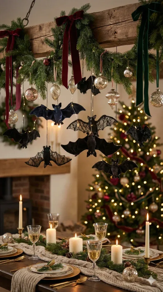 Hanging Bat Swarm