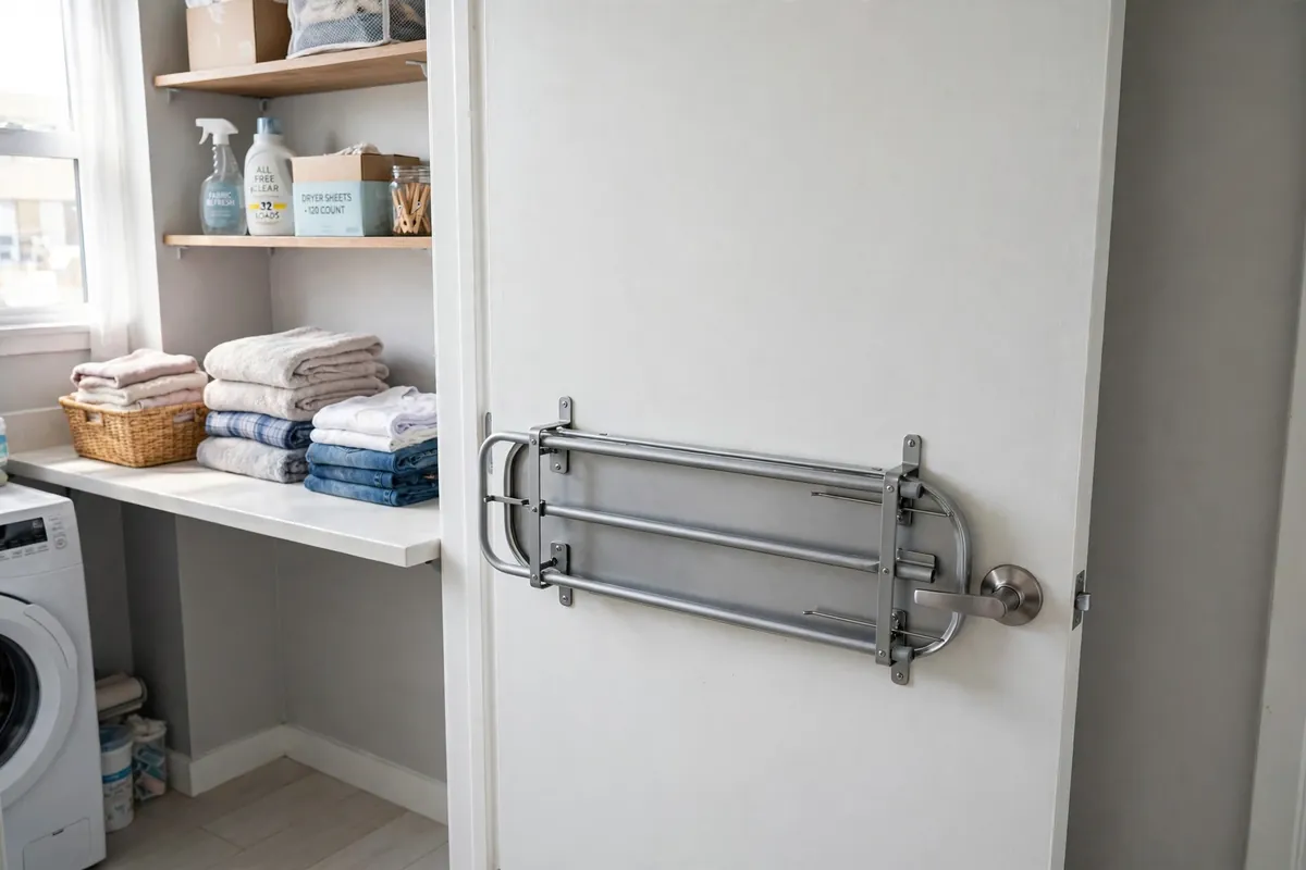 13. Over-The-Door Ironing Board That Folds Away