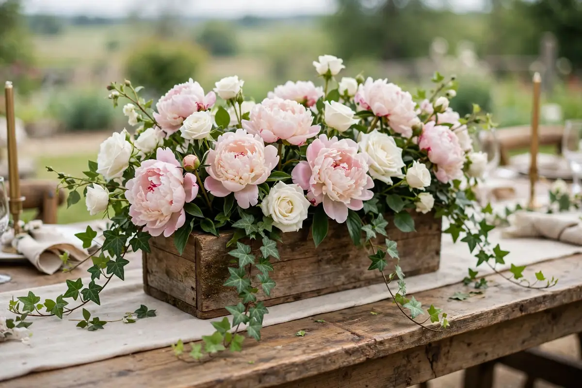 11. Wooden Box Planters