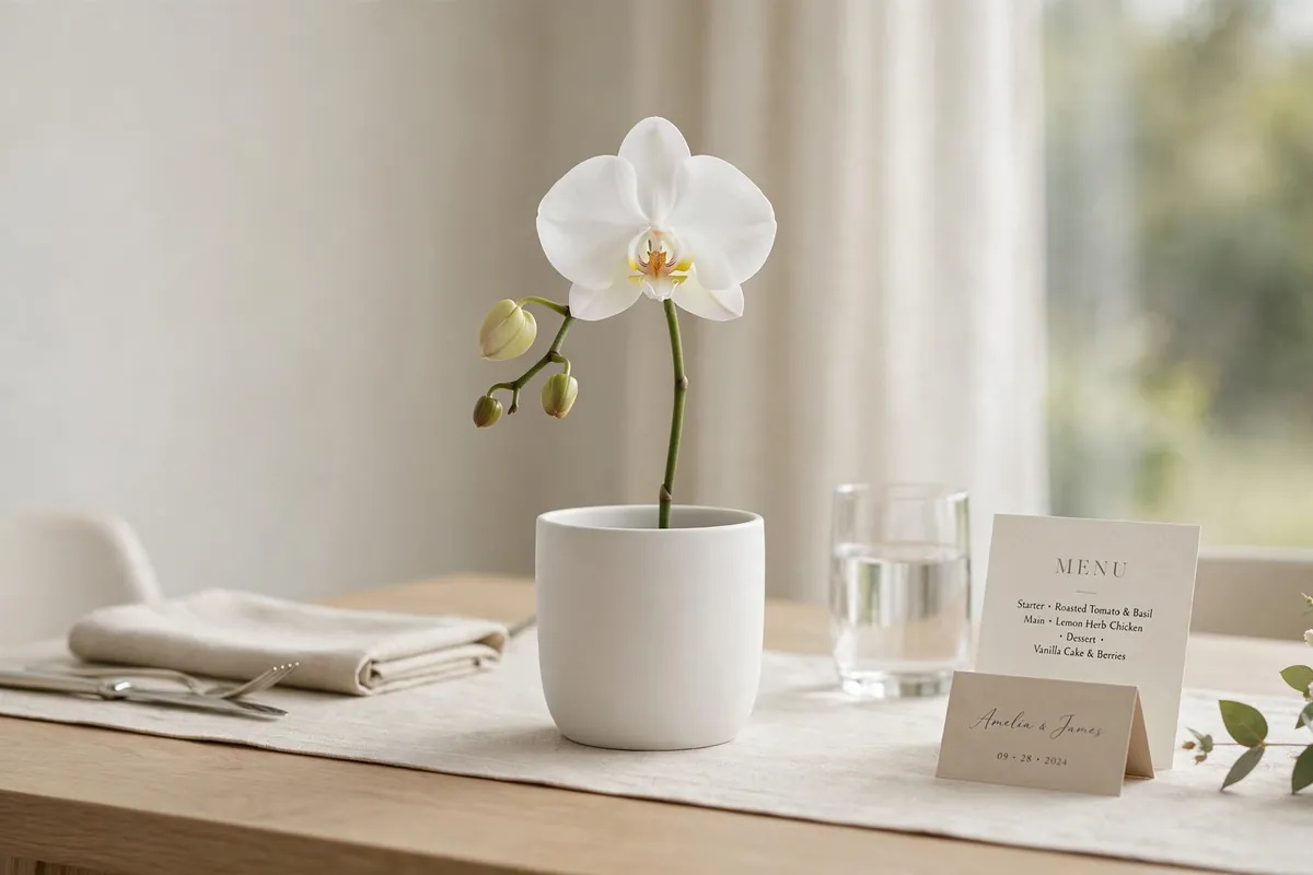 12. Single Statement Orchid