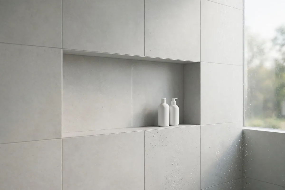 Modern and Minimalist Shower Niche Ideas