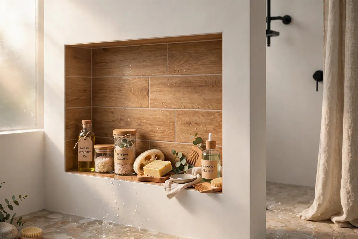 Modern and Minimalist Shower Niche Ideas