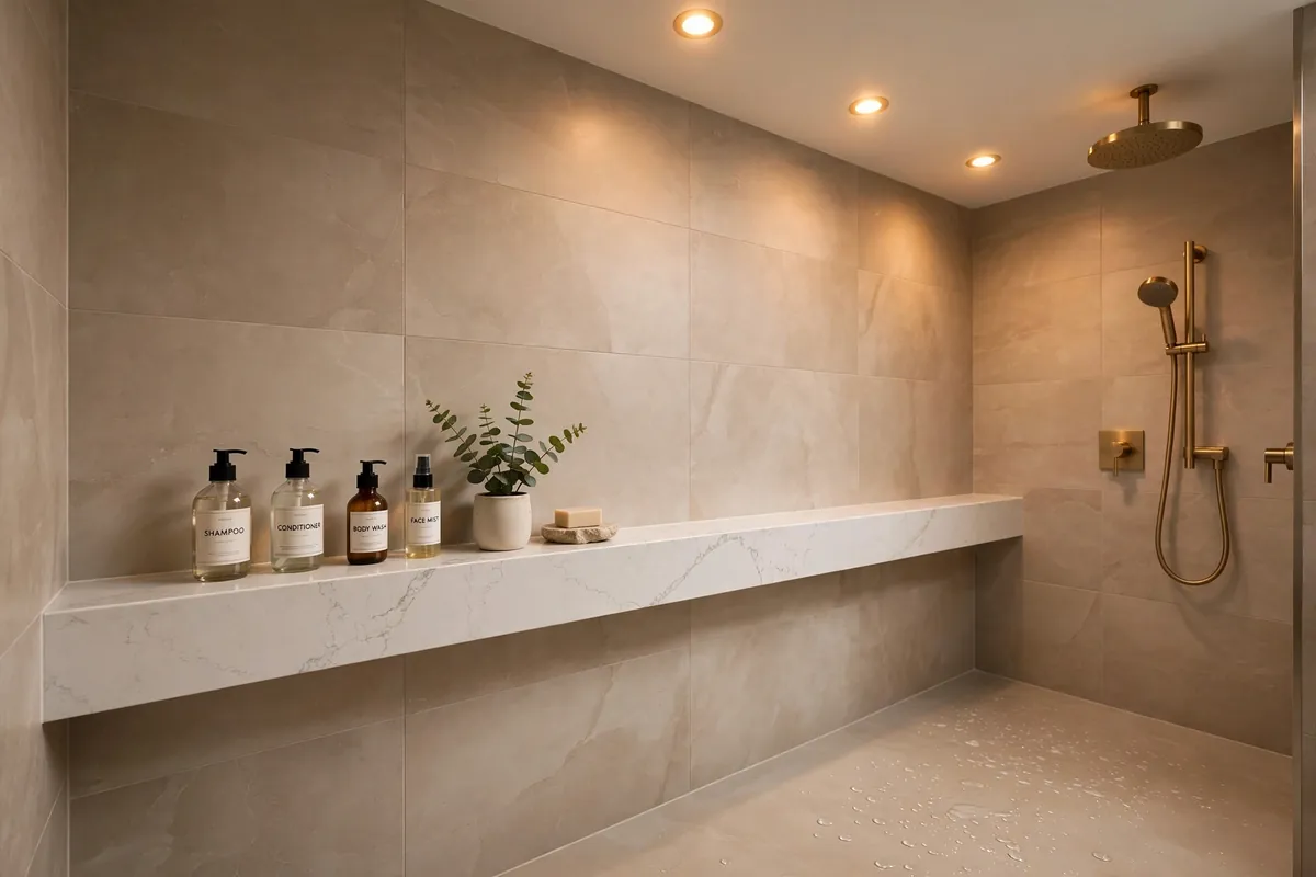 Modern and Minimalist Shower Niche Ideas