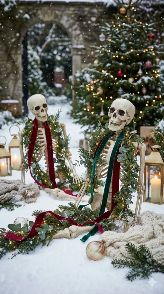 Add Fake Skeletons Rising From the Ground
